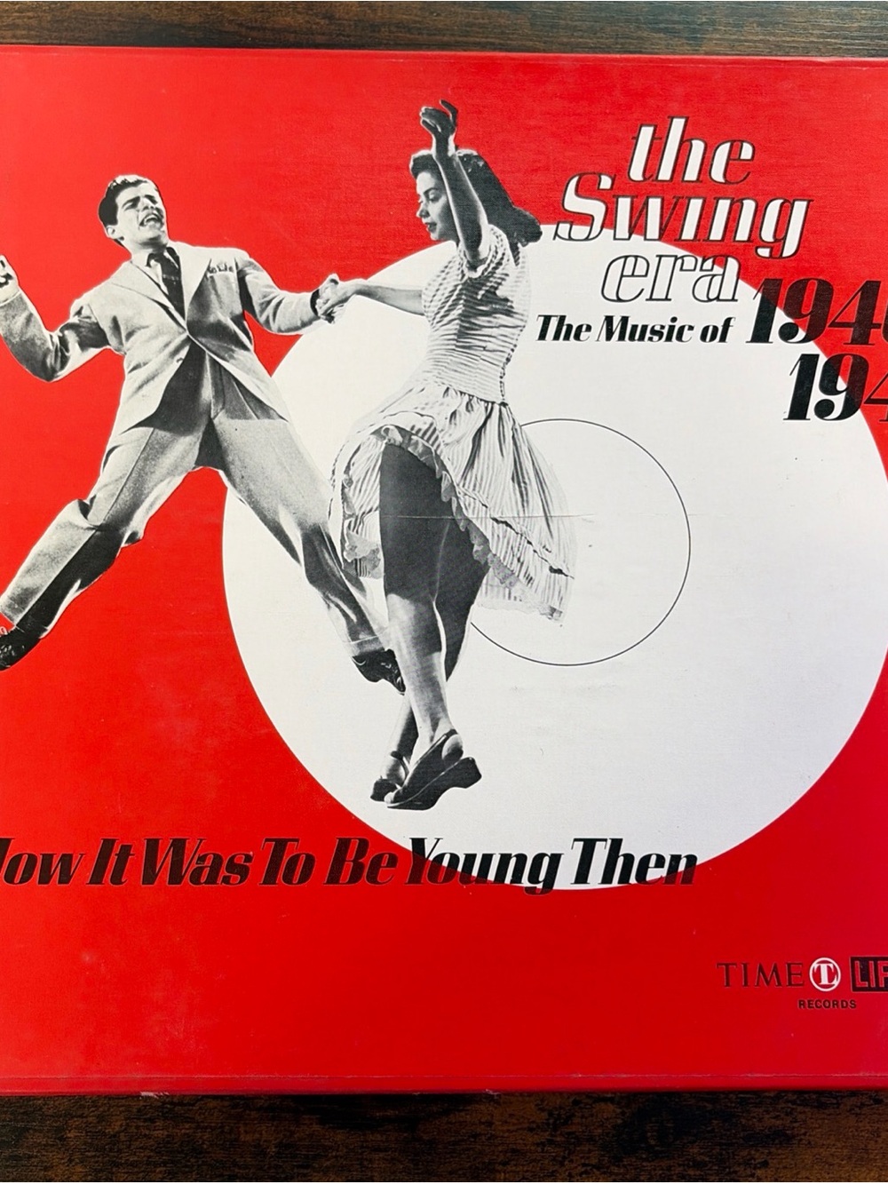 The Swing Era Retro Music Poster - Red